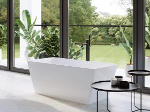 "Adeon" freistehende Badewanne aus senstone® mit 5 Jahren Garantie | Lapidispa® 