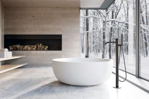 "Biona" freistehende Badewanne aus senstone® mit 5 Jahren Garantie | Lapidispa® 