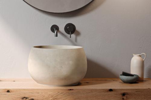 "Equ" Aufsatzwaschtisch verschiedene Varianten | Lapidispa® Naturstein